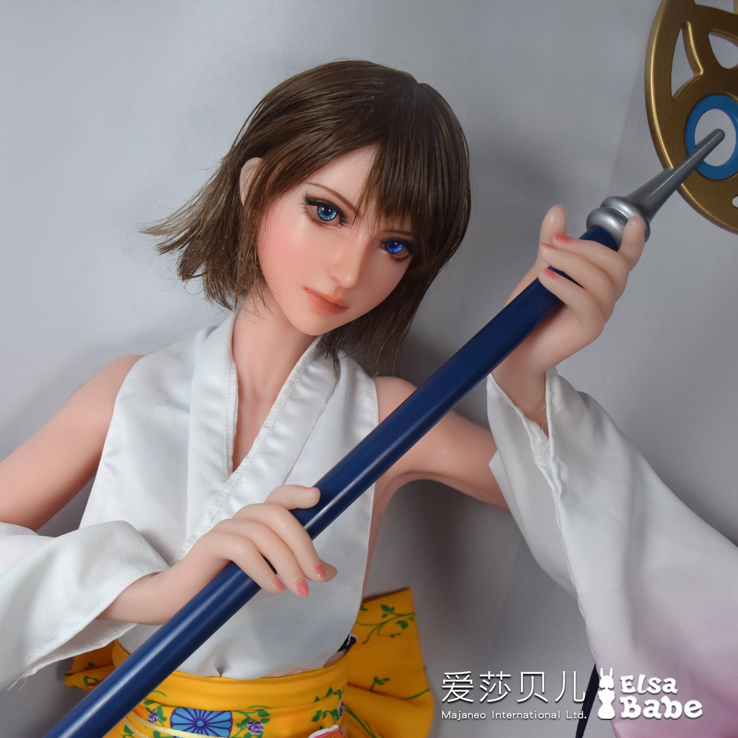 ElsaBabe 102cm ACG Doll Platinum Silicone Love Doll Adult Toy With Metal Skeleton, Irie Yuna