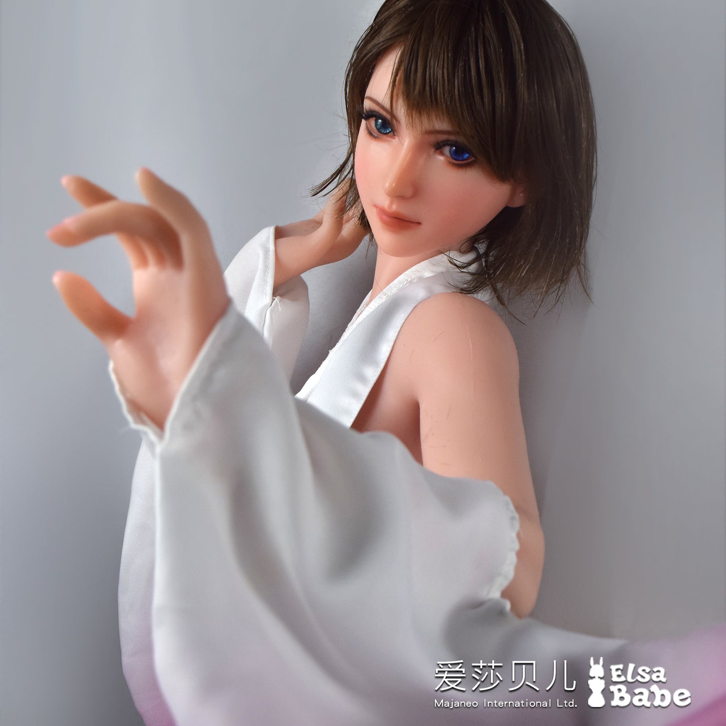 ElsaBabe 102cm ACG Doll Platinum Silicone Love Doll Adult Toy With Metal Skeleton, Irie Yuna