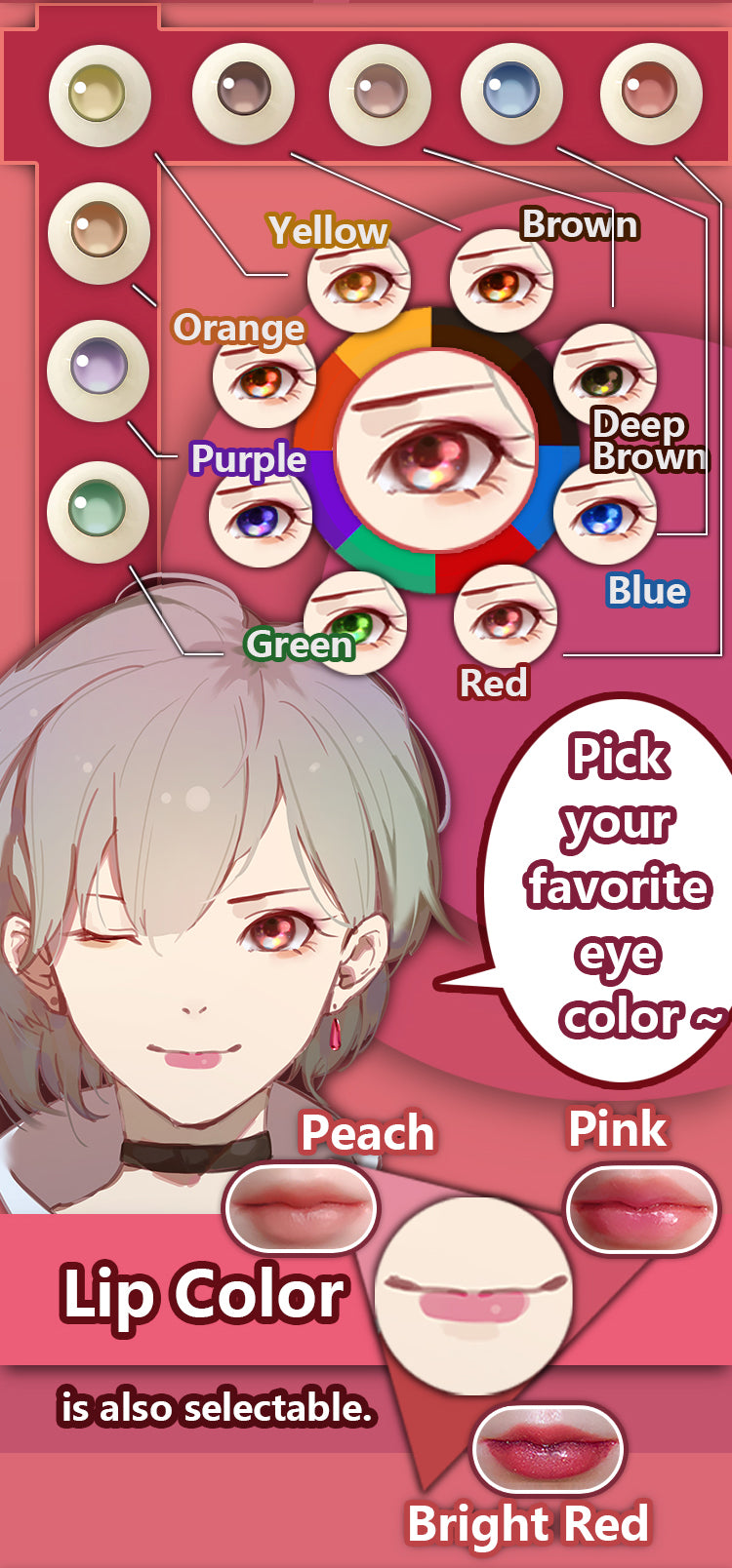 ElsaBabe ACG Doll Head Platinum Silicone Love Doll Heads Only, Hinata Himawari