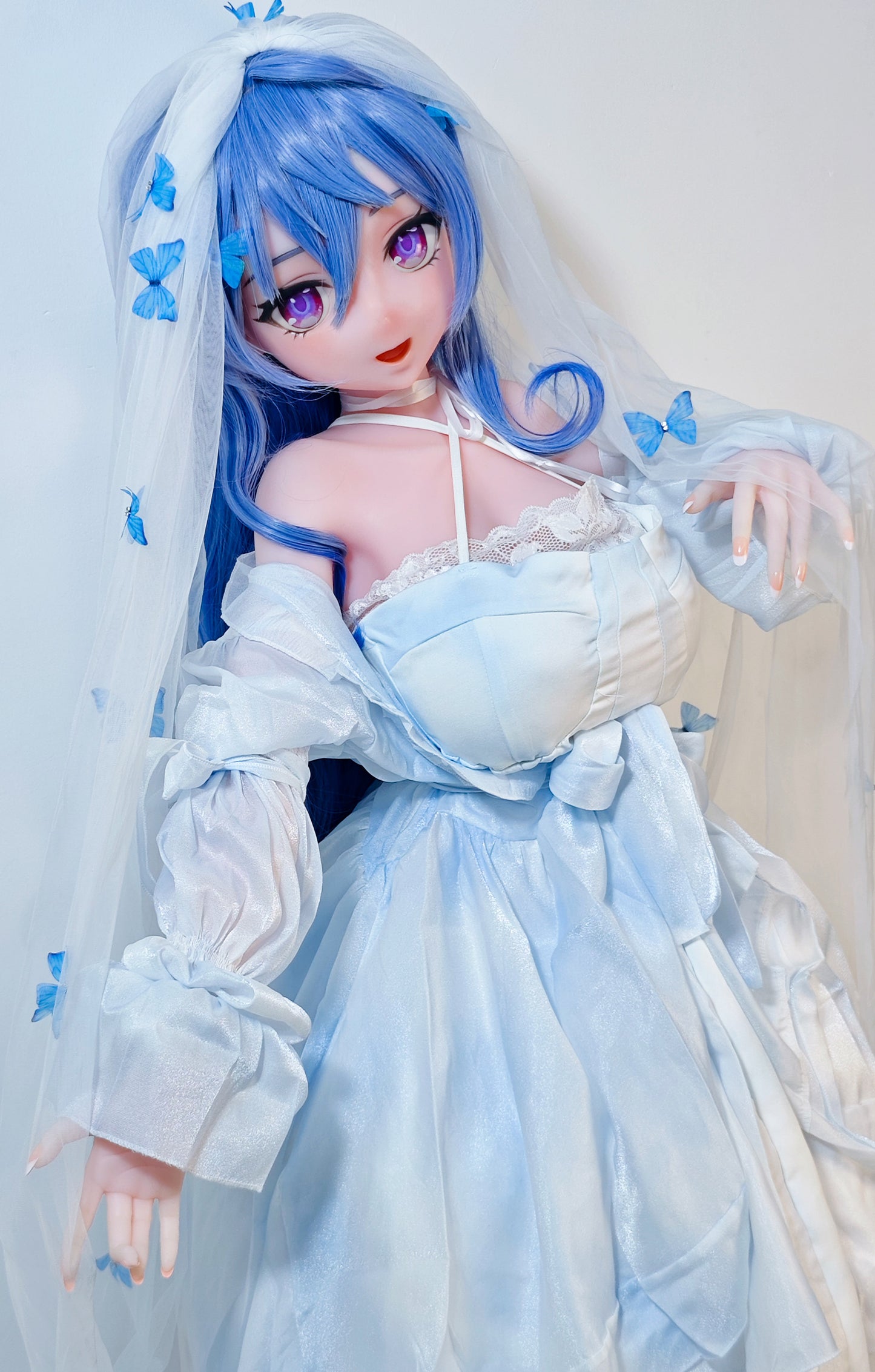 ElsaBabe 148 cm Anime-Puppe Platin-Silikon-Sexpuppe Erotisches Spielzeug mit Metallskelett, Furukawa Natsuki