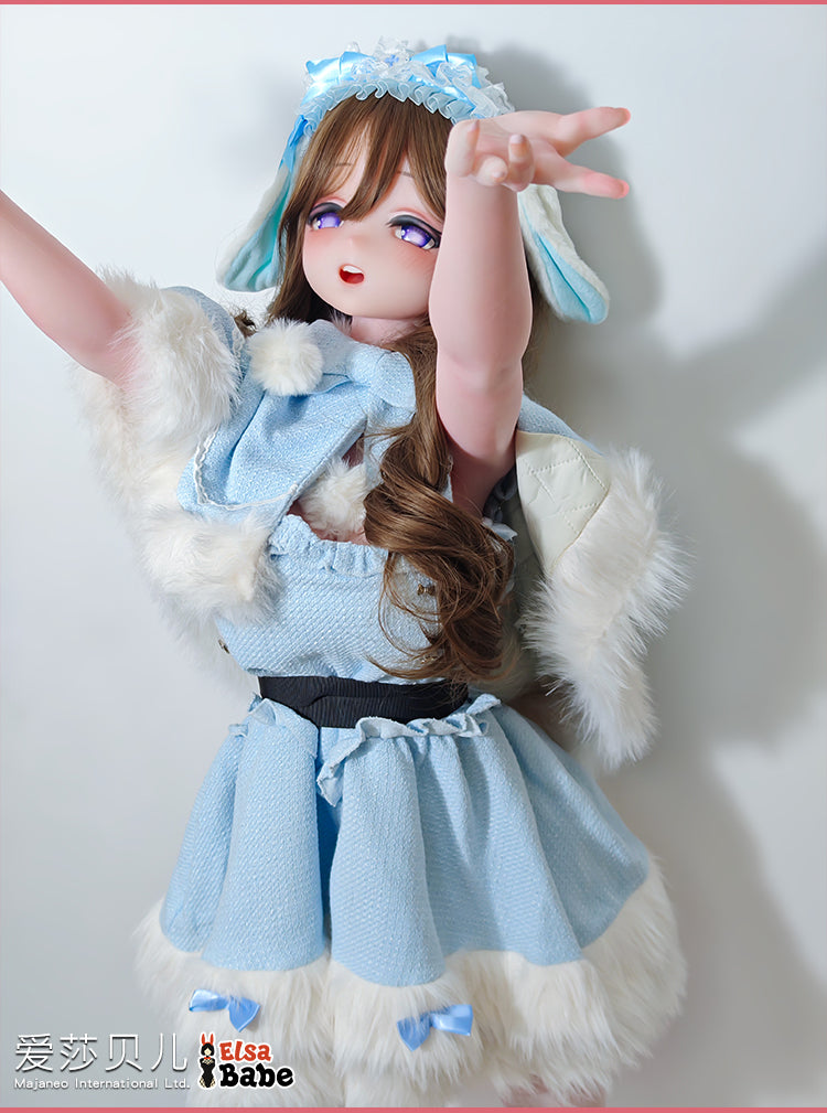 ElsaBabe 148 cm Anime-Puppe Platin-Silikon-Sexpuppe Erotisches Spielzeug mit Metallskelett, Furukawa Natsuki