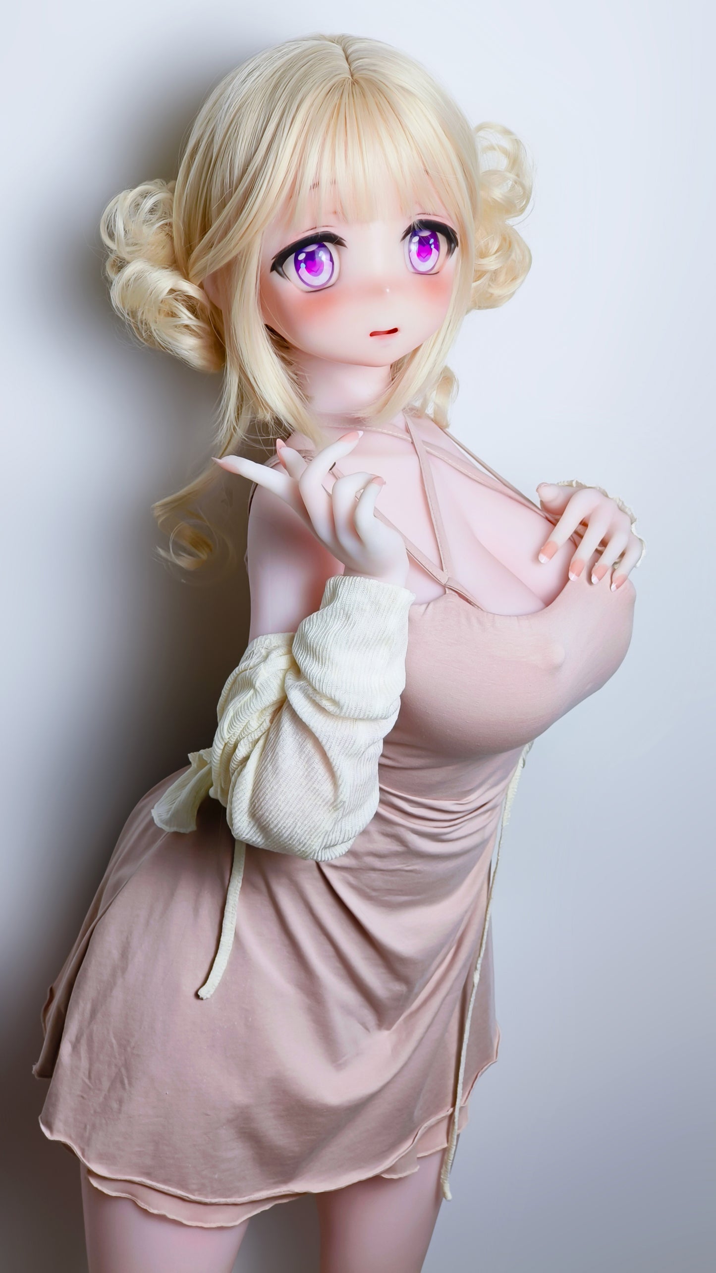 ElsaBabe 148 cm Anime-Puppe Platin-Silikon-Sexpuppe Erotisches Spielzeug mit Metallskelett, Furukawa Natsuki