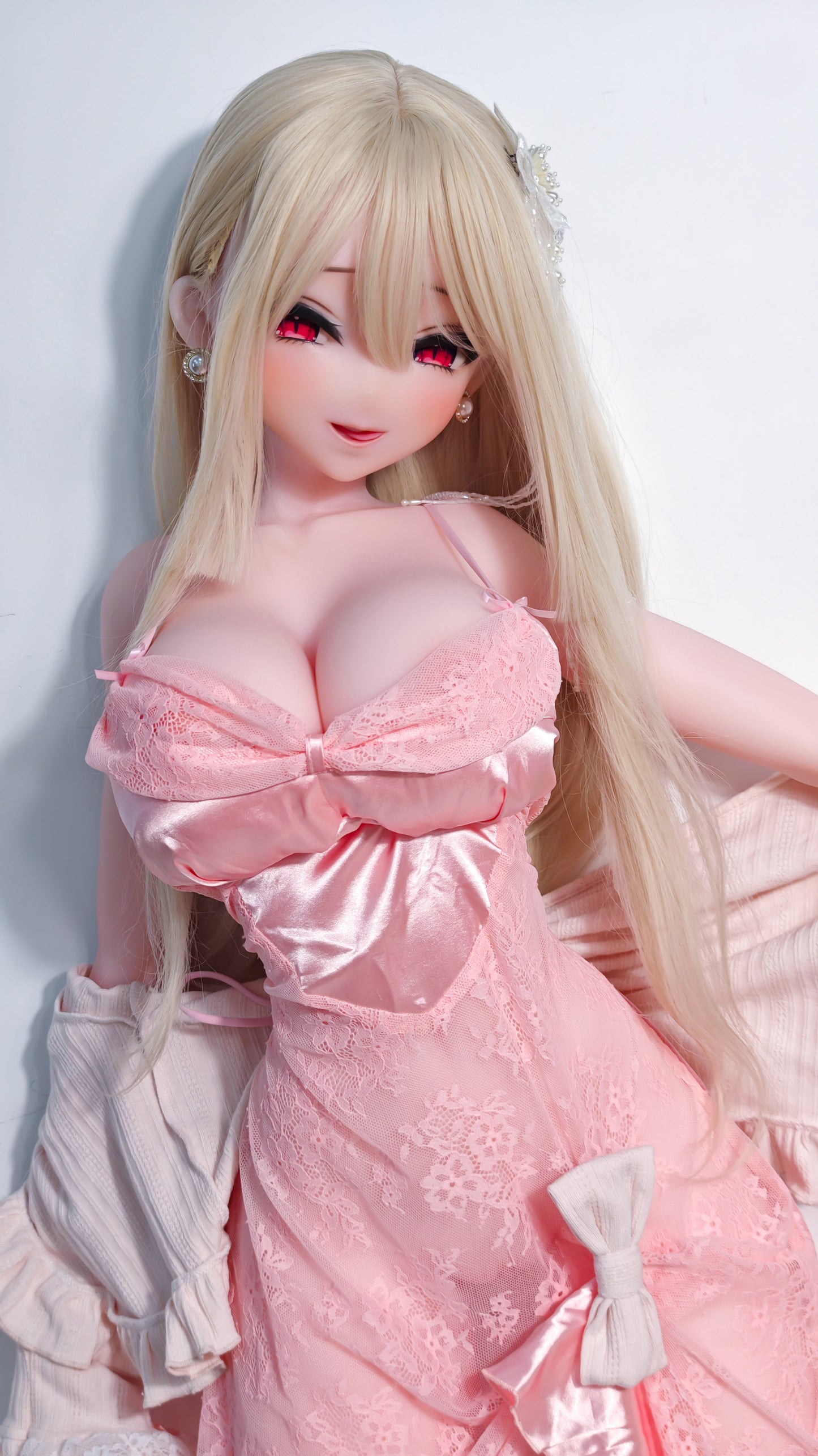 ElsaBabe 148 cm Anime-Puppe Platin-Silikon-Sexpuppe Erotisches Spielzeug mit Metallskelett, Furukawa Natsuki