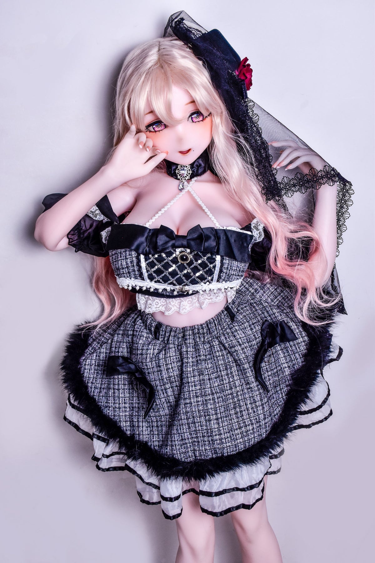 ElsaBabe 148 cm Anime-Puppe Platin-Silikon-Sexpuppe Erotisches Spielzeug mit Metallskelett, Furukawa Natsuki
