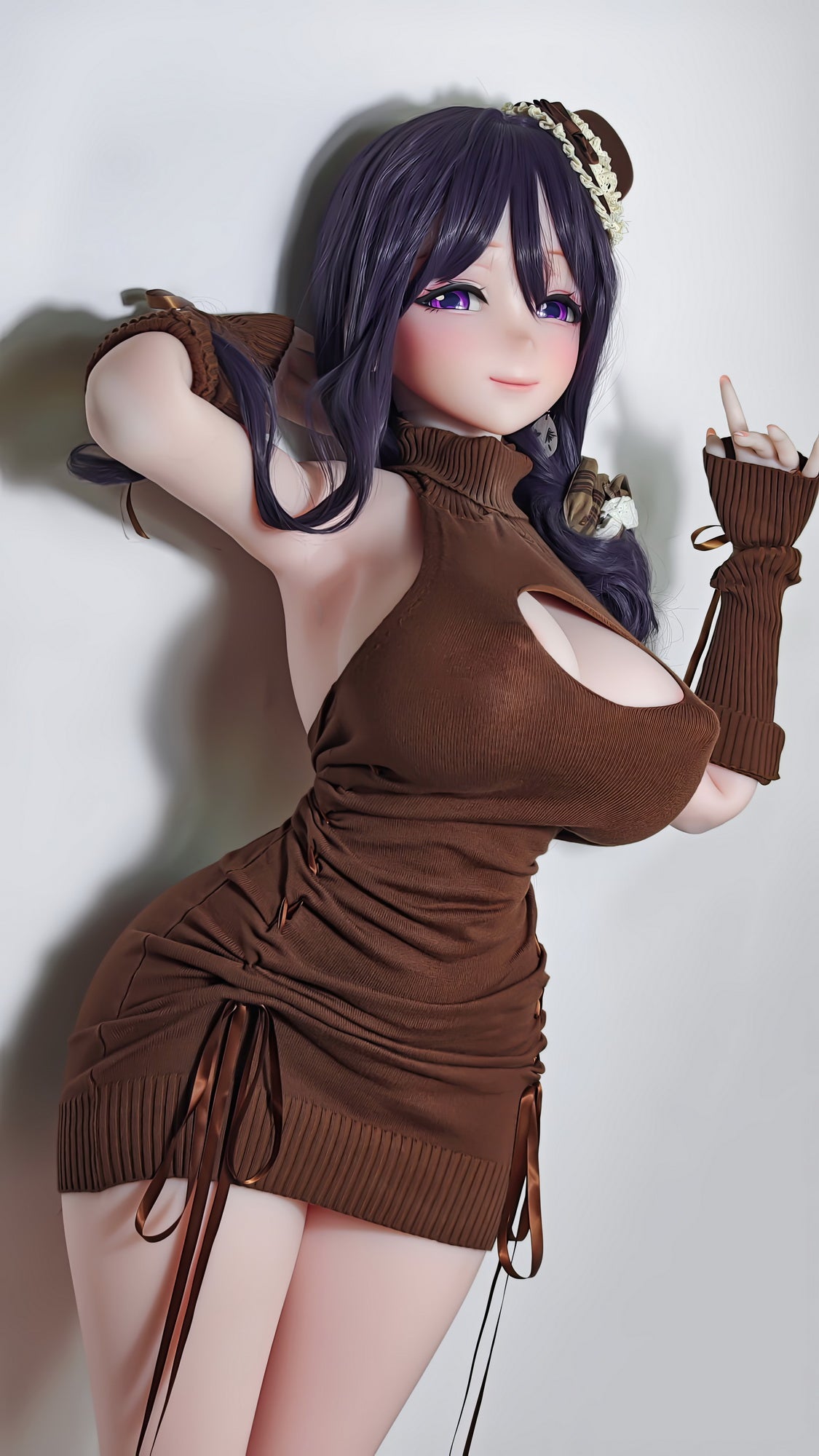 ElsaBabe 148 cm Anime-Puppe Platin-Silikon-Sexpuppe Erotisches Spielzeug mit Metallskelett, Furukawa Natsuki