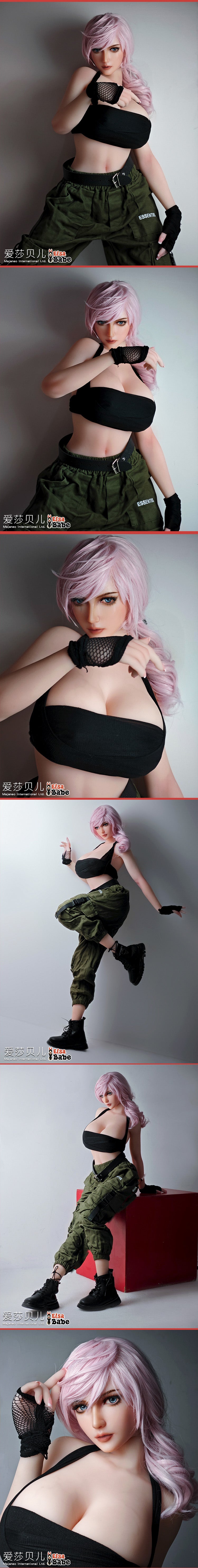 ElsaBabe 102cm ACG Doll Platinum Silicone Love Doll Adult Toy With Metal Skeleton, Matsushima Noriko