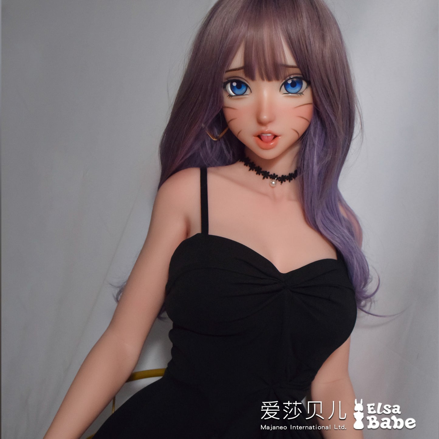 ElsaBabe 83cm Torso ACG Doll Platinum Silicone Love Doll Adult Toy With Metal Skeleton, Igarashi Akiko