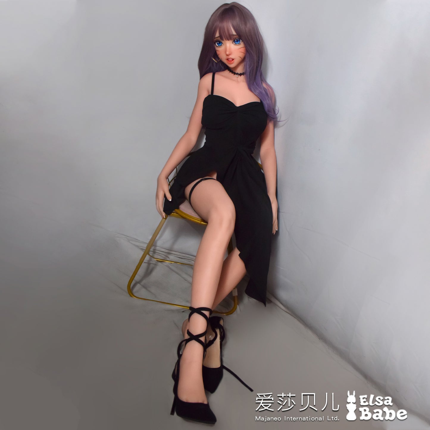 ElsaBabe 157cm Realistic ACG Doll Platinum Silicone Sex Doll Erotic Toy With Metal Skeleton, Igarashi Akiko