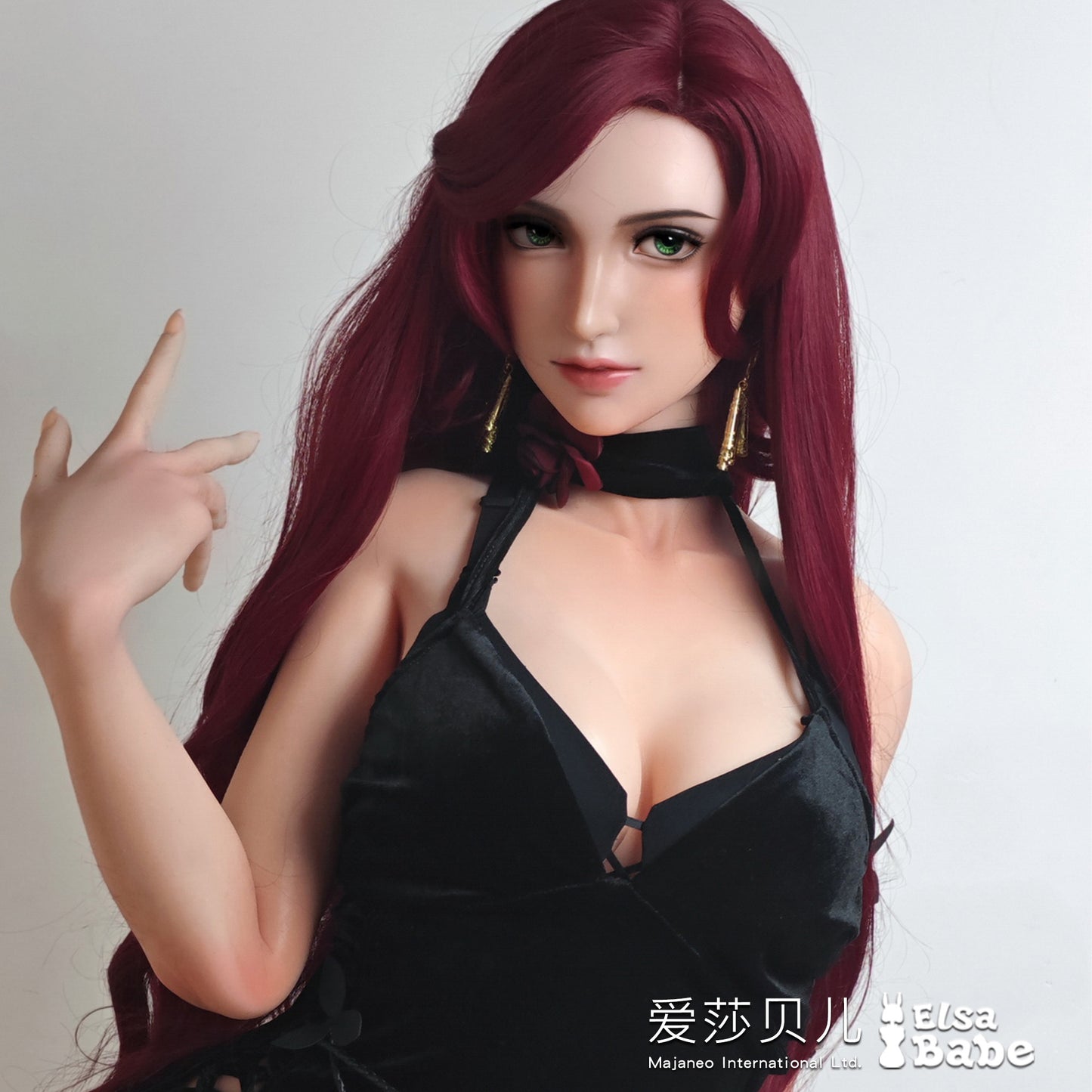 ElsaBabe 157cm Realistic ACG Doll Platinum Silicone Love Doll Adult Toy With Metal Skeleton, Kasawara Tomoko