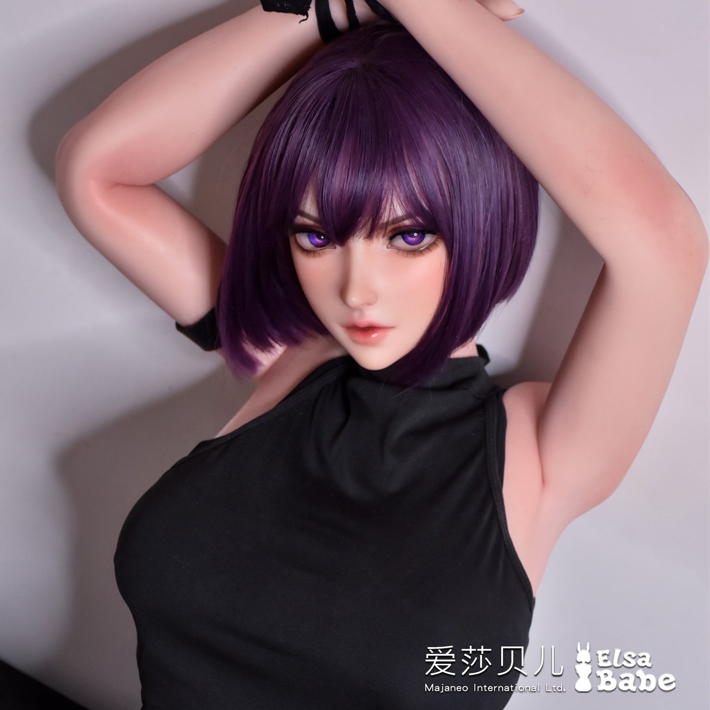 ElsaBabe 83cm Torso ACG Doll Platinum Silicone Love Doll Adult Toy With Metal Skeleton, Hirano Rin