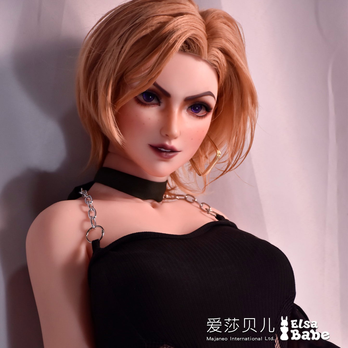 ElsaBabe 160cm Realistic ACG Doll Platinum Silicone Love Doll Adult Toy With Metal Skeleton, Rosalyn Clark