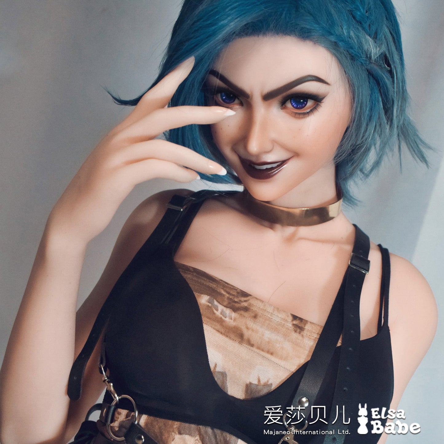 ElsaBabe 165cm Realistic ACG Doll Platinum Silicone Love Doll Adult Toy With Metal Skeleton, Kinsley Clark