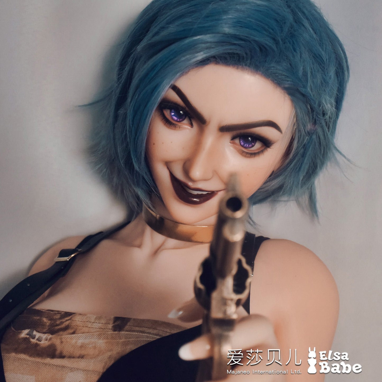 ElsaBabe 165cm Realistic ACG Doll Platinum Silicone Love Doll Adult Toy With Metal Skeleton, Kinsley Clark