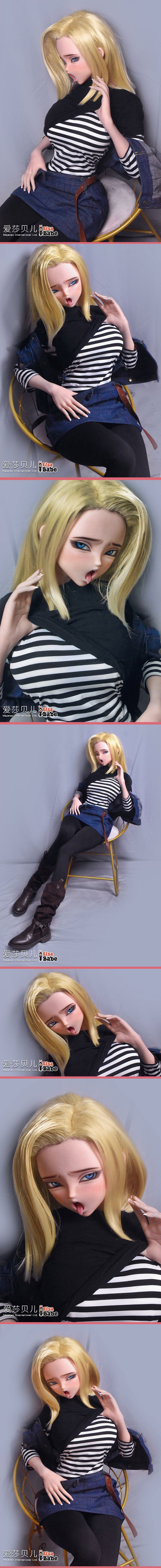 ElsaBabe 148cm Anime Doll Platinum Silicone Love Doll Adult Toy With Metal Skeleton, Sawano Saori