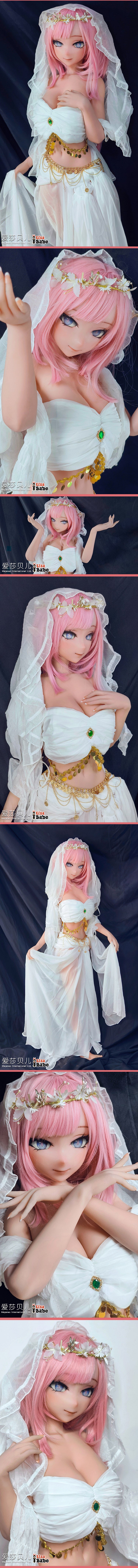 ElsaBabe 148cm Anime Doll Platinum Silicone Love Doll Adult Toy With Metal Skeleton, Aihara Mirai