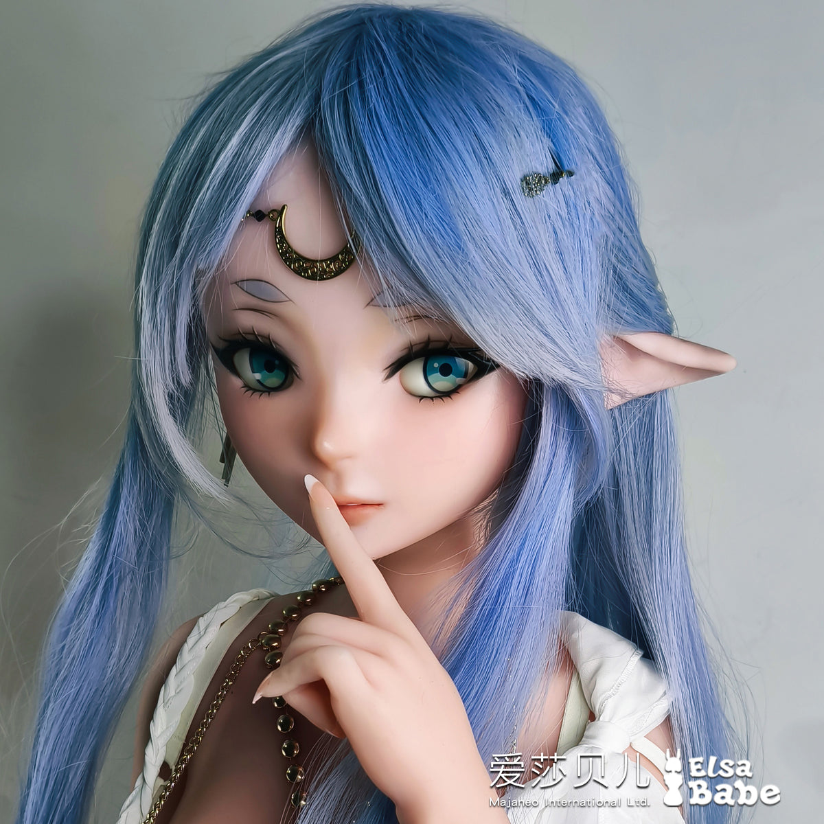 ElsaBabe Silicone Doll Accessory Official Hair Wig of Niwa Yui
