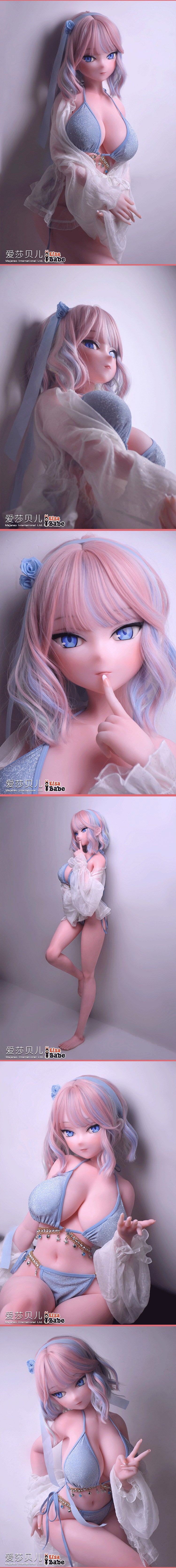 ElsaBabe 148cm Anime Doll Platinum Silicone Love Doll Adult Toy With Metal Skeleton, Natsuki Asuka