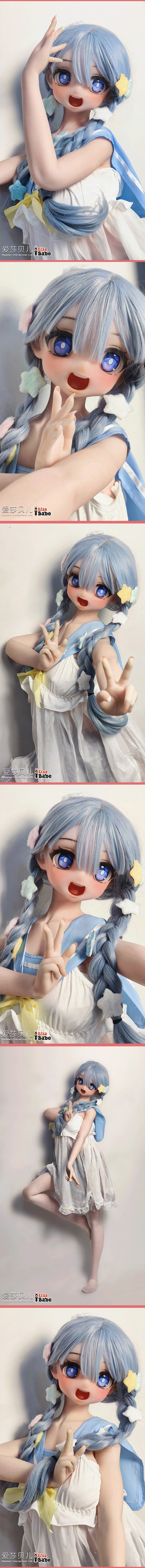 ElsaBabe 148cm Anime Doll Platinum Silicone Love Doll Adult Toy With Metal Skeleton, Oikawa Satsuki