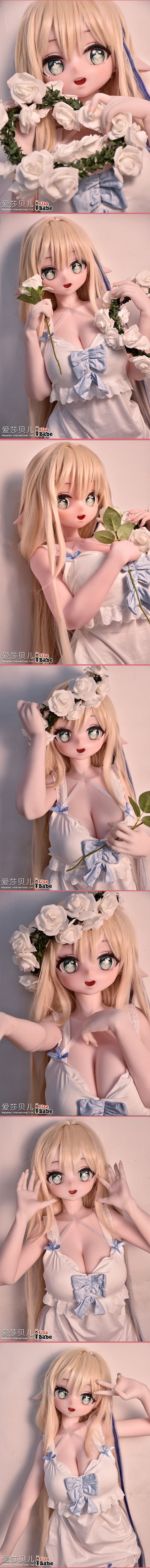 ElsaBabe 140cm Anime Doll Platinum Silicone Love Doll Adult Toy With Metal Skeleton, Akasaka Kaori