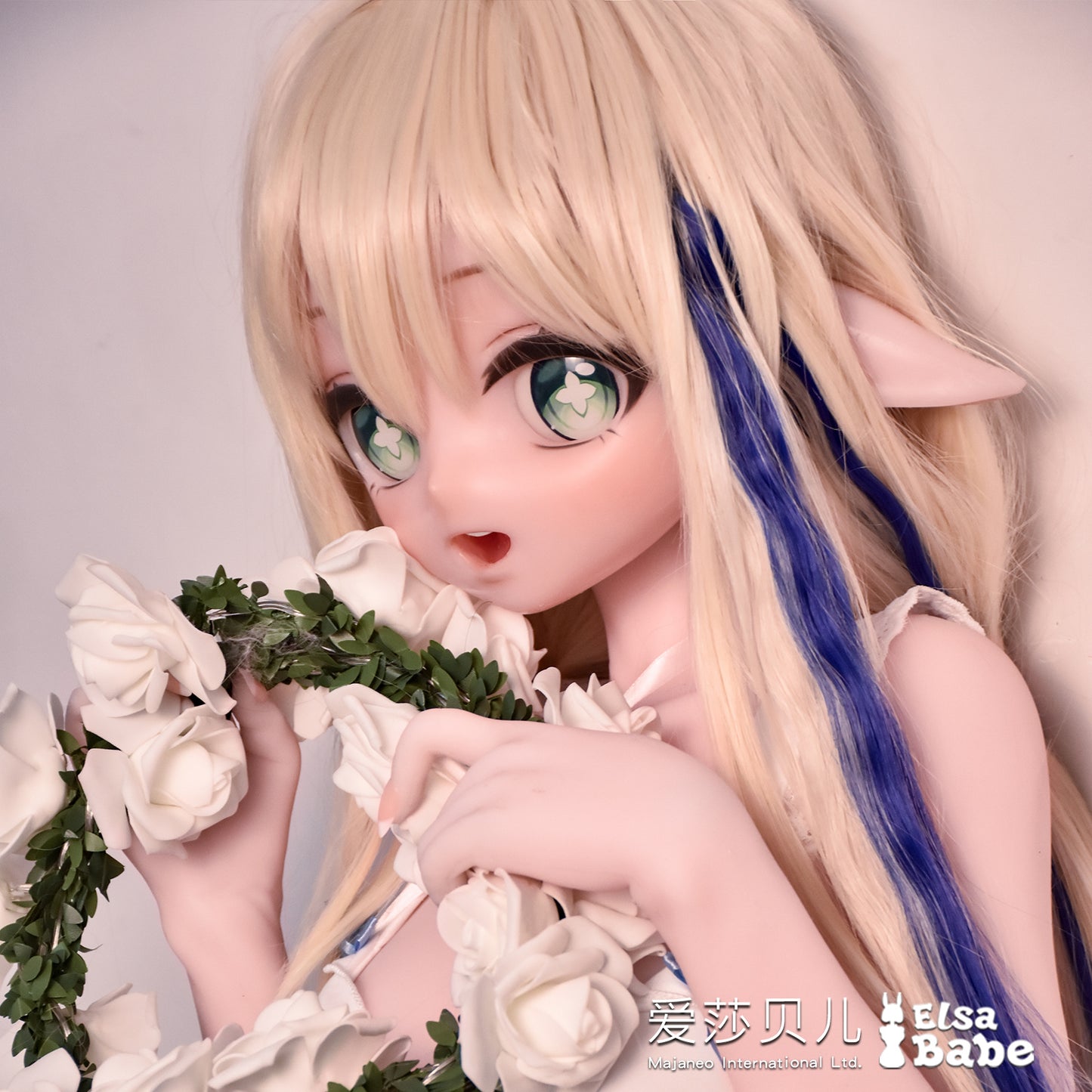 ElsaBabe 125cm Anime Doll Platinum Silicone Love Doll Adult Toy With Metal Skeleton, Akasaka Kaori