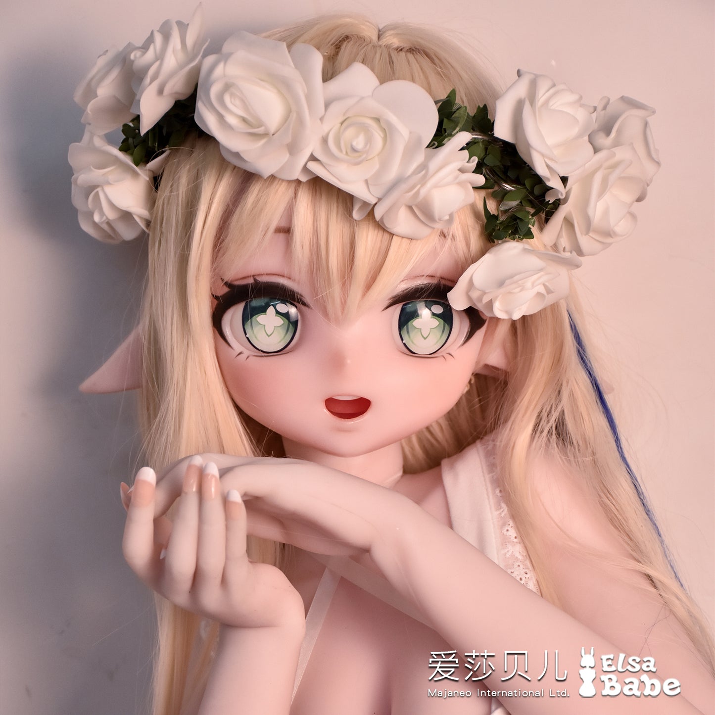 ElsaBabe 125cm Anime Doll Platinum Silicone Love Doll Adult Toy With Metal Skeleton, Akasaka Kaori