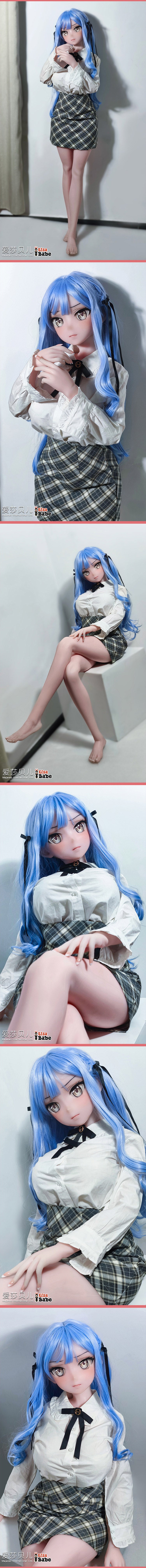 ElsaBabe 148cm Anime Doll Platinum Silicone Love Doll Adult Toy With Metal Skeleton, Nakano Kasumi