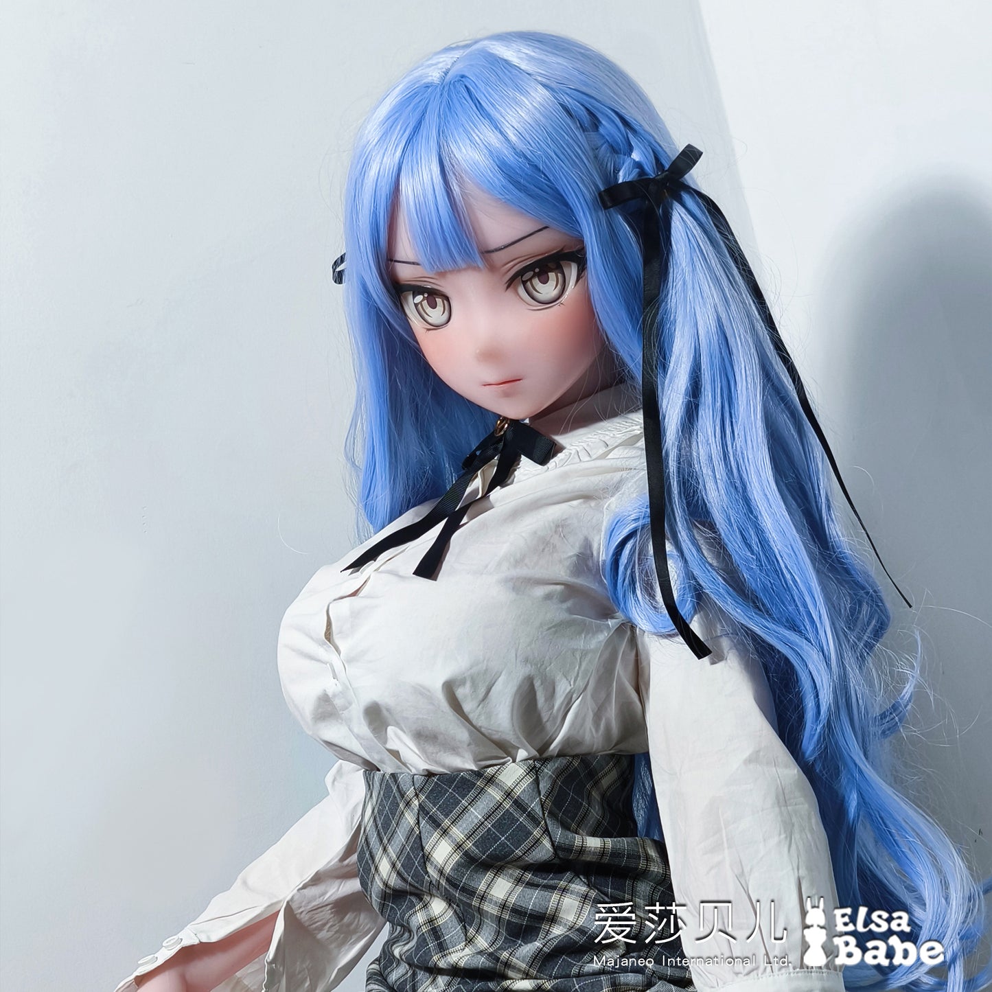 ElsaBabe 148cm Anime Doll Platinum Silicone Love Doll Adult Toy With Metal Skeleton, Nakano Kasumi