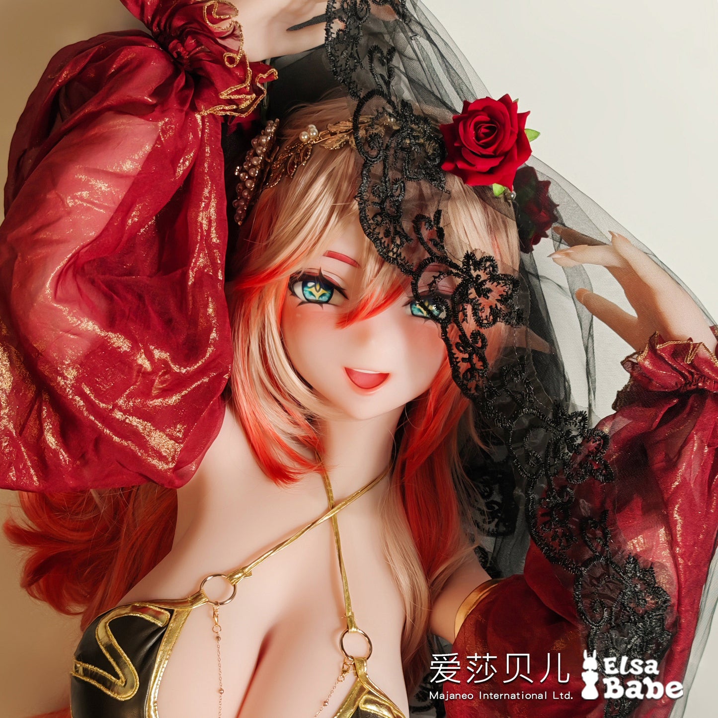 ElsaBabe 130cm Anime Doll Platinum Silicone Love Doll Adult Toy With Metal Skeleton, Natsuike Sora