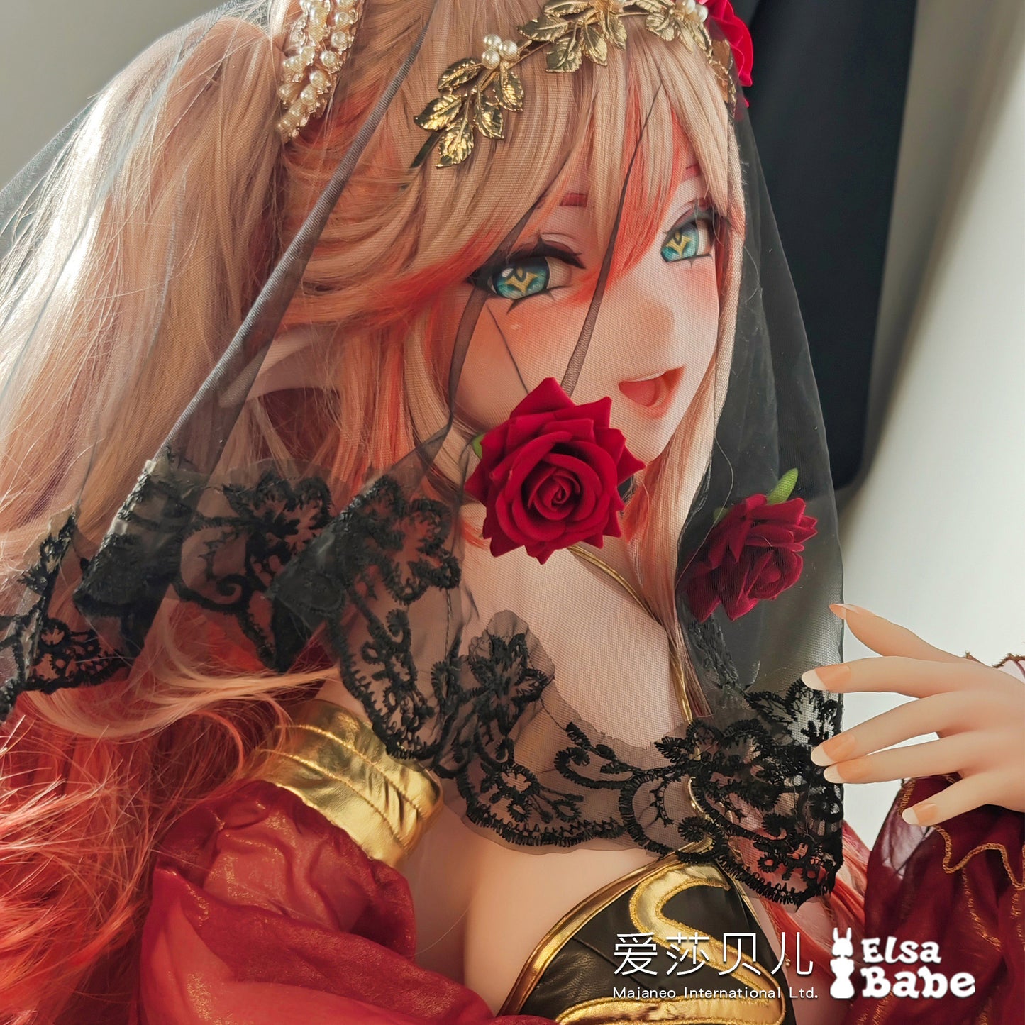 ElsaBabe 130cm Anime Doll Platinum Silicone Love Doll Adult Toy With Metal Skeleton, Natsuike Sora