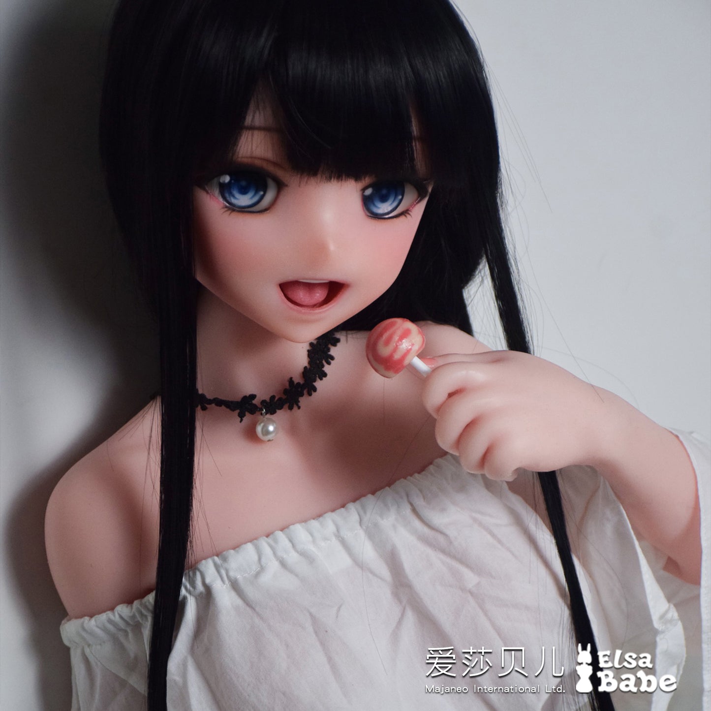 ElsaBabe 102cm Anime Doll Platinum Silicone Love Doll Adult Toy With Metal Skeleton, Koda Sayoko