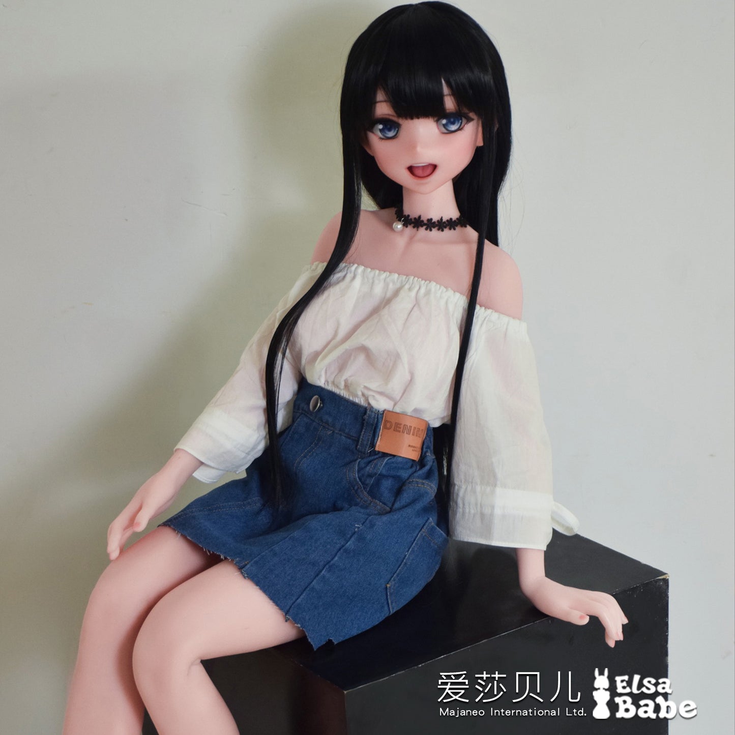 ElsaBabe 102cm Anime Doll Platinum Silicone Love Doll Adult Toy With Metal Skeleton, Koda Sayoko