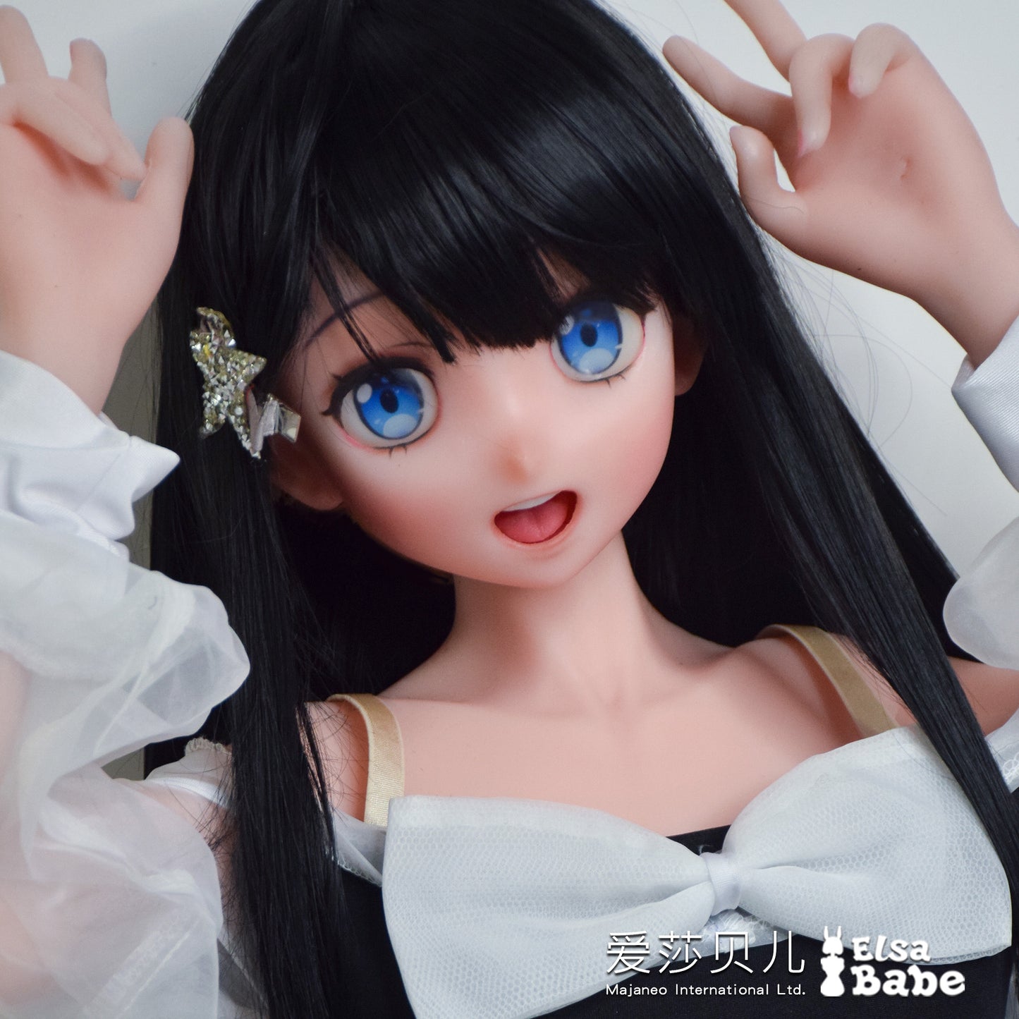 ElsaBabe 102cm Anime Doll Platinum Silicone Love Doll Adult Toy With Metal Skeleton, Mishima Chika