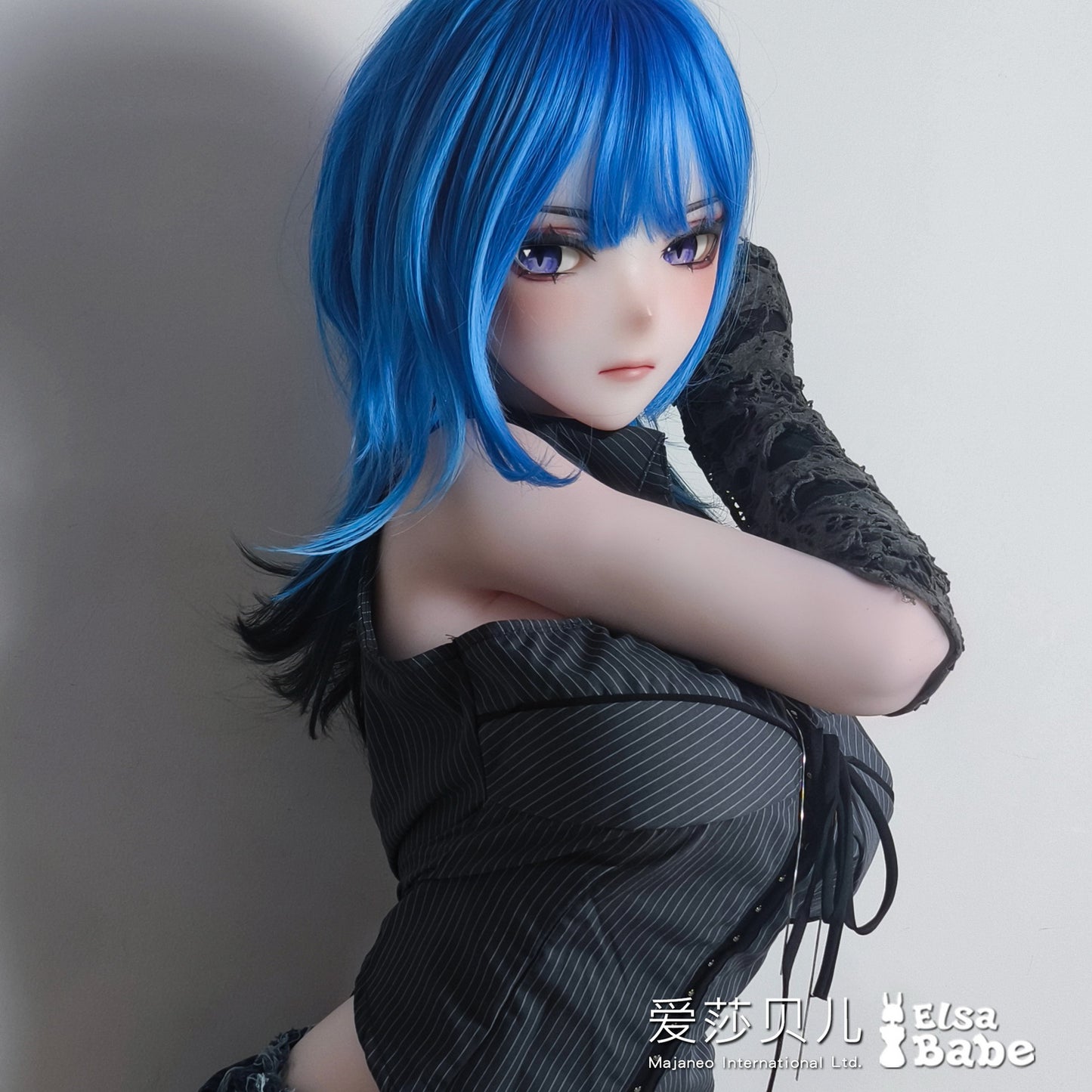 ElsaBabe 148 cm Anime-Puppe Platin-Silikon-Sexpuppe Erotisches Spielzeug mit Metallskelett, Furukawa Natsuki