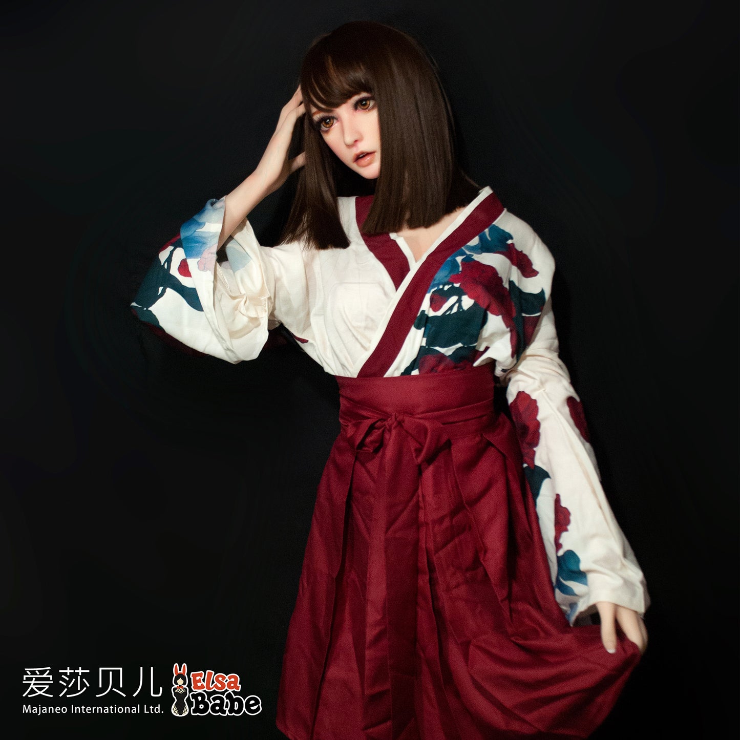 ElsaBabe ACG Doll Head Platinum Silicone Love Doll Heads Only, Fujii Kanon