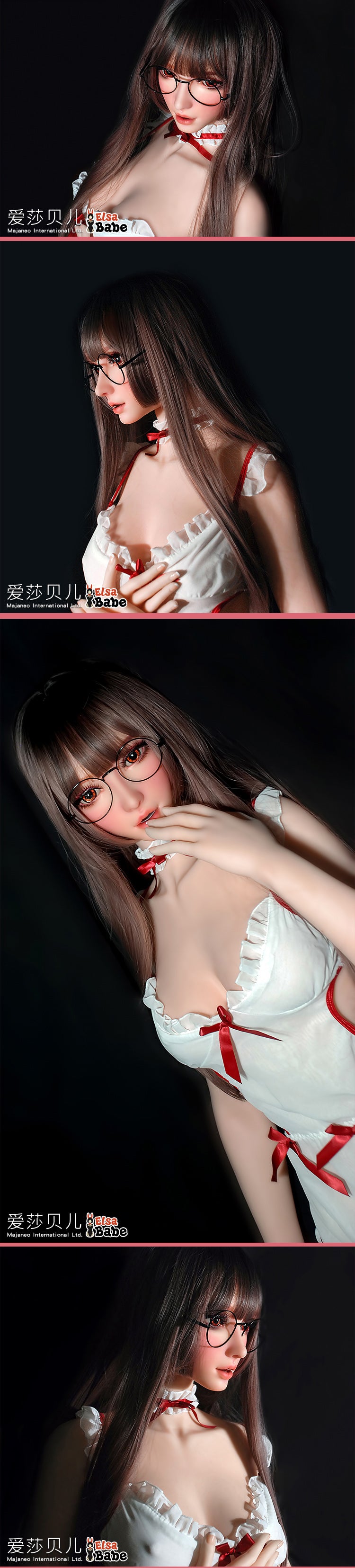 ElsaBabe 165cm Realistic ACG Doll Platinum Silicone Love Doll Adult Toy With Metal Skeleton, Nagashima Masako