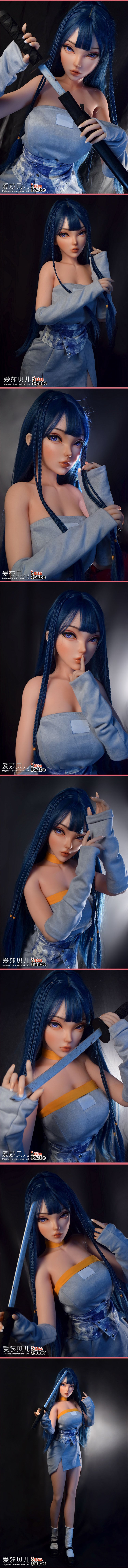 ElsaBabe 148cm Anime Doll Platinum Silicone Love Doll Adult Toy With Metal Skeleton, Miyamoto Kyoko