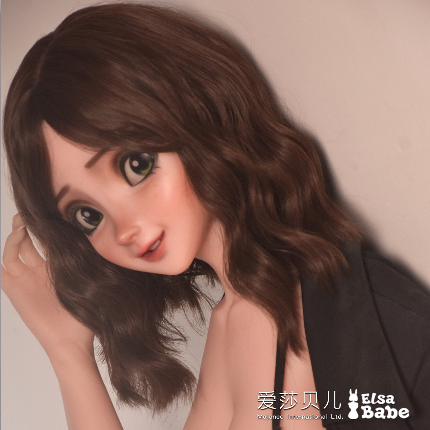 ElsaBabe 70cm Torso Anime Doll Platinum Silicone Love Doll Adult Toy With Metal Skeleton, Jenny Miller