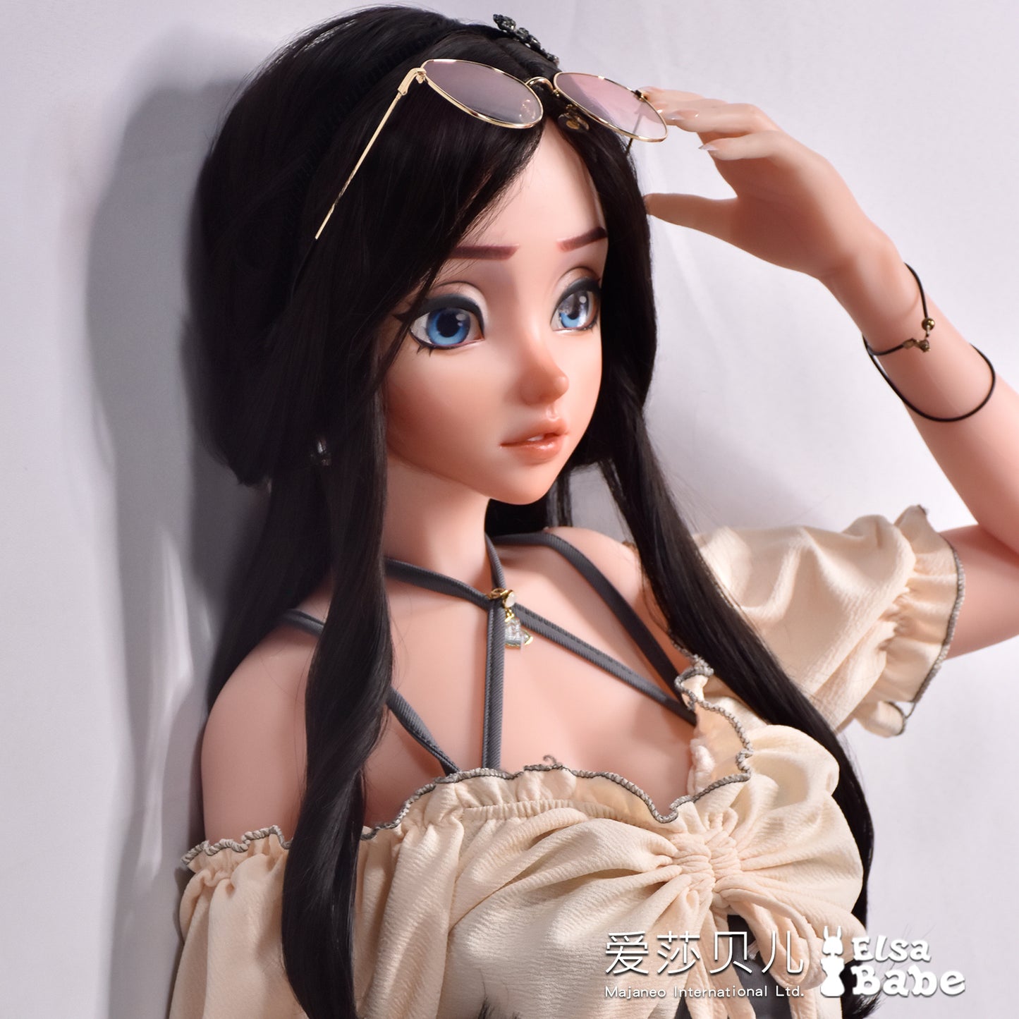 ElsaBabe 148cm Anime Doll Platinum Silicone Love Doll Adult Toy With Metal Skeleton, Takanashi Mahiru