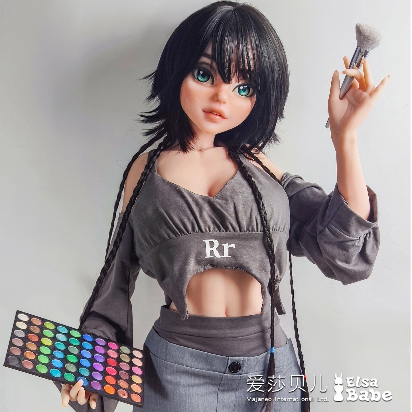 ElsaBabe Anime Doll Head Platinum Silicone Love Doll Heads Only, Chloe Miranda