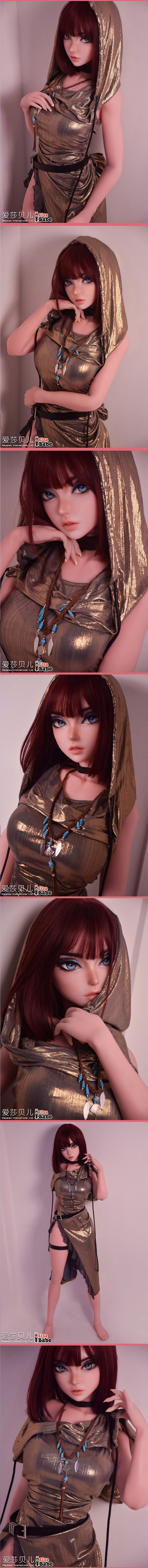 ElsaBabe 148cm Anime Doll Platinum Silicone Love Doll Adult Toy With Metal Skeleton, Camille Baker