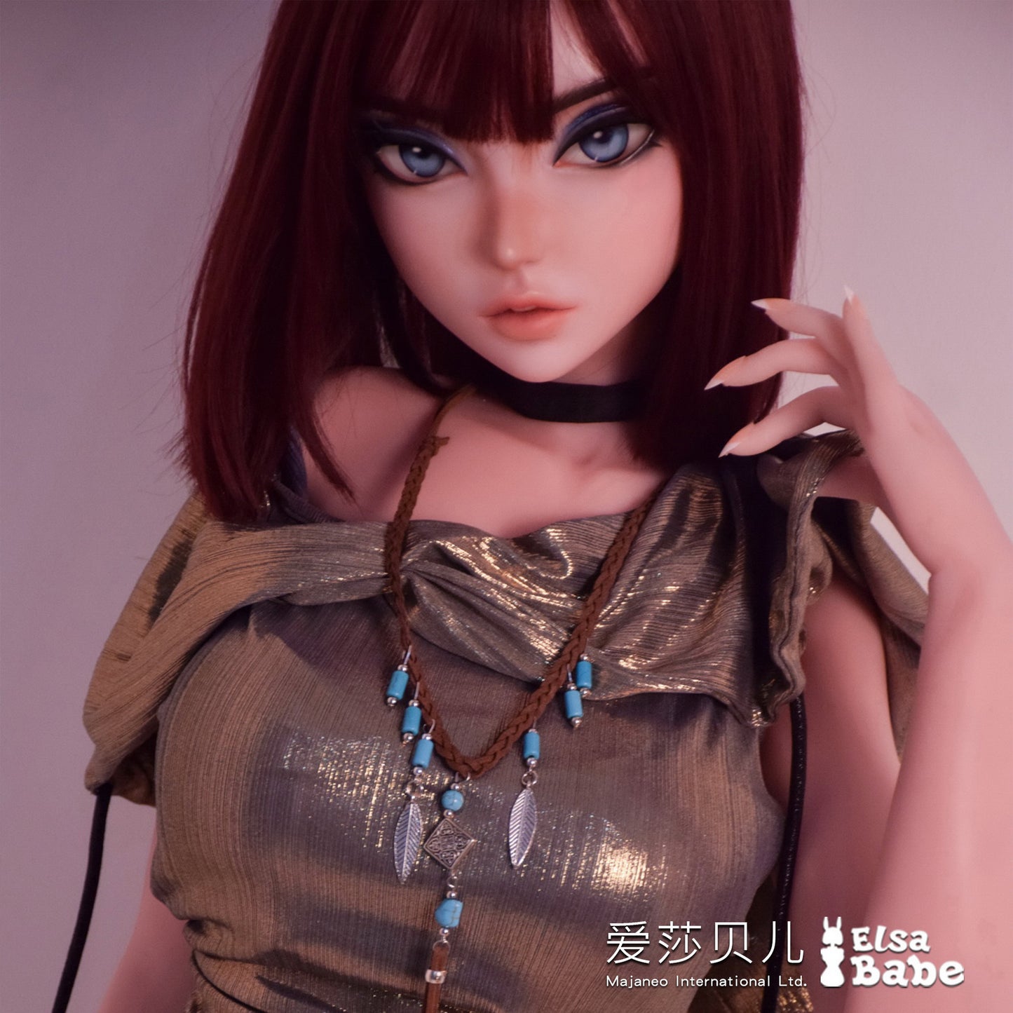 ElsaBabe 148 cm Anime-Puppe Platin-Silikon-Sexpuppe Erotisches Spielzeug mit Metallskelett, Furukawa Natsuki