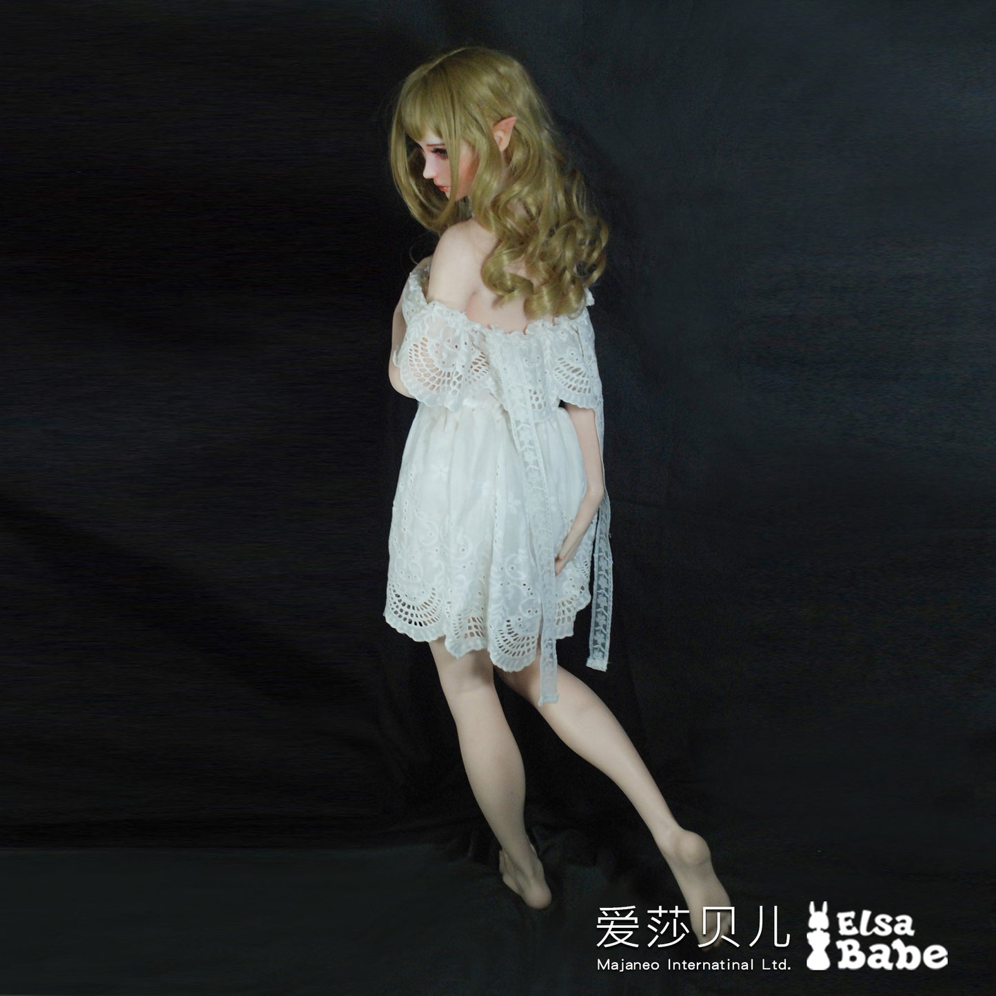 ElsaBabe 102cm ACG Doll Platinum Silicone Love Doll Adult Toy With Metal Skeleton, Suga Tomoe