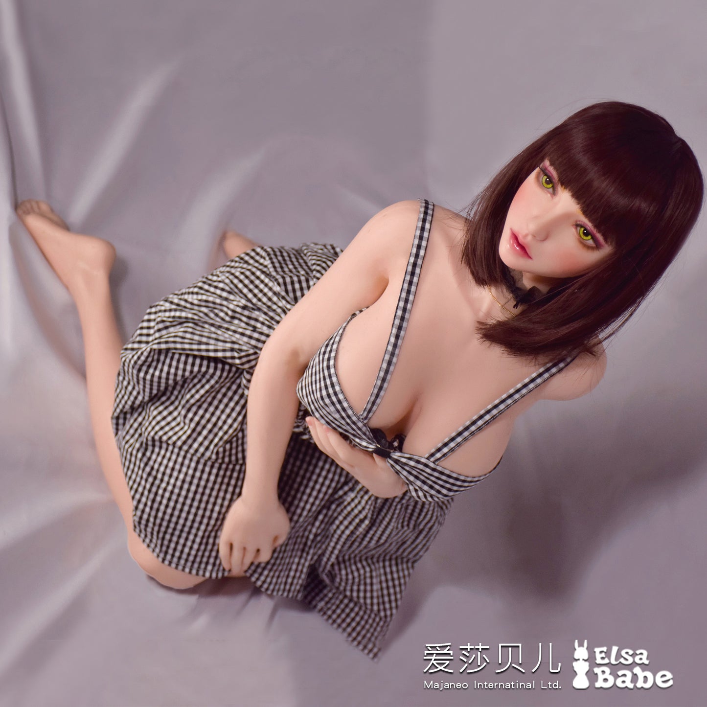 ElsaBabe ACG Doll Head Platinum Silicone Love Doll Heads Only, Suzumiya Oriyuki