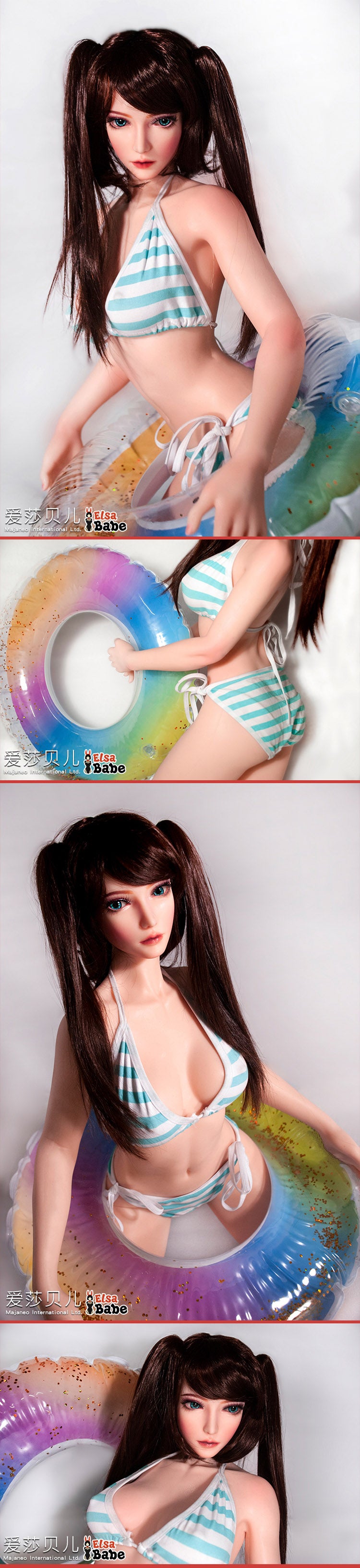 ElsaBabe 102cm ACG Doll Platinum Silicone Love Doll Adult Toy With Metal Skeleton, Ono Aiko