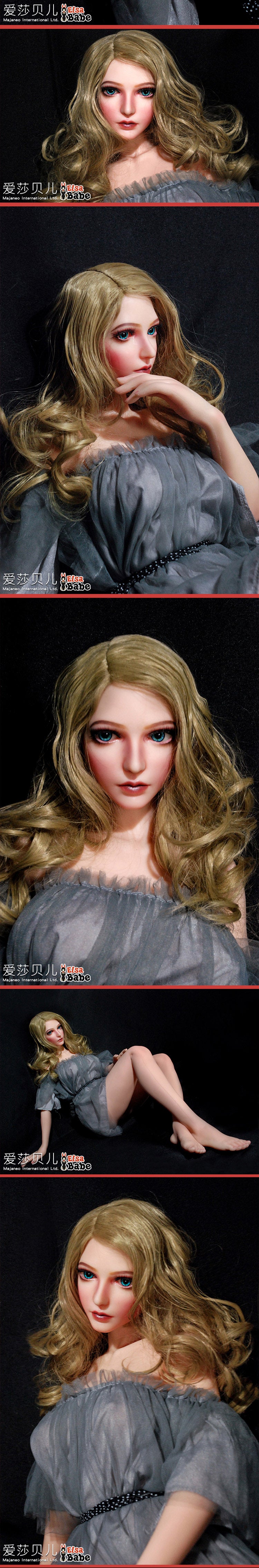 ElsaBabe 102cm ACG Doll Platinum Silicone Love Doll Adult Toy With Metal Skeleton, Yamashita Momoe