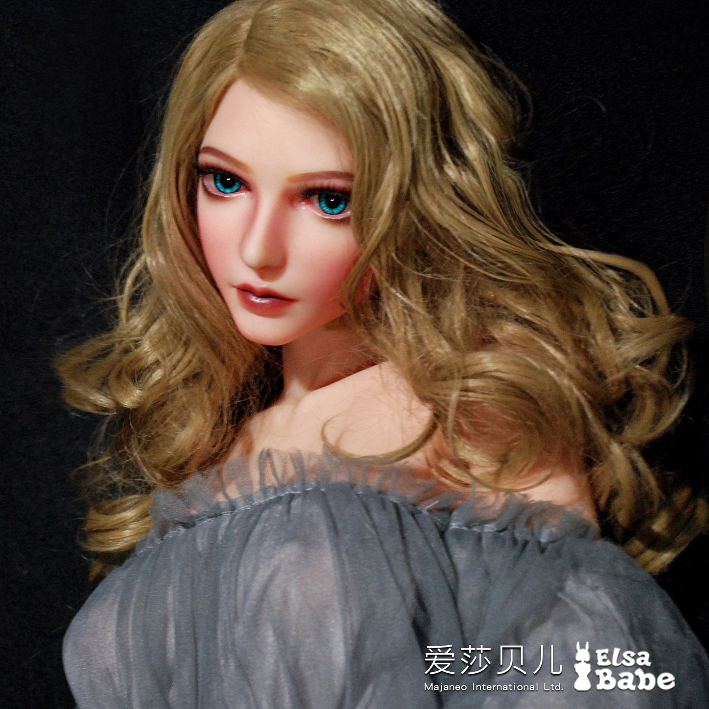 ElsaBabe 102cm ACG Doll Platinum Silicone Love Doll Adult Toy With Metal Skeleton, Yamashita Momoe