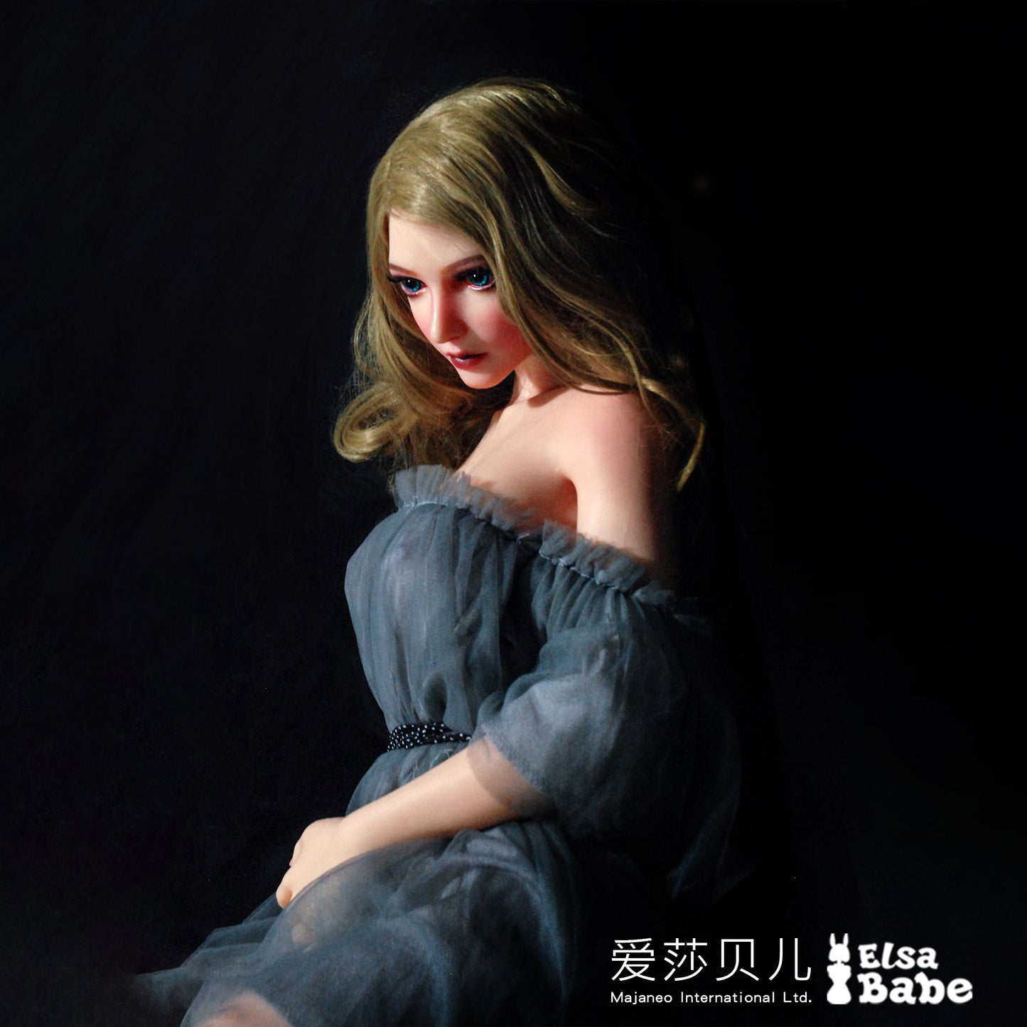 ElsaBabe 102cm ACG Doll Platinum Silicone Love Doll Adult Toy With Metal Skeleton, Yamashita Momoe