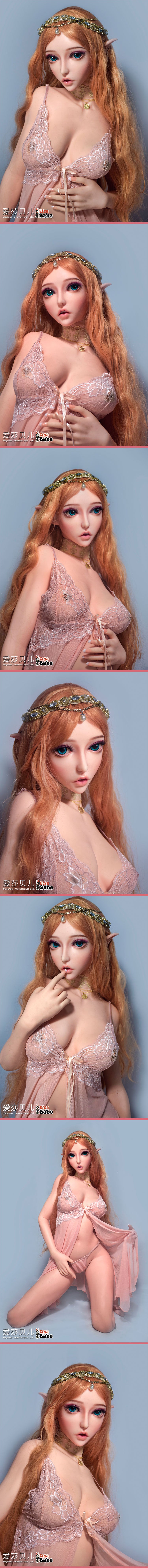 ElsaBabe 148 cm Anime-Puppe Platin-Silikon-Sexpuppe Erotisches Spielzeug mit Metallskelett, Furukawa Natsuki