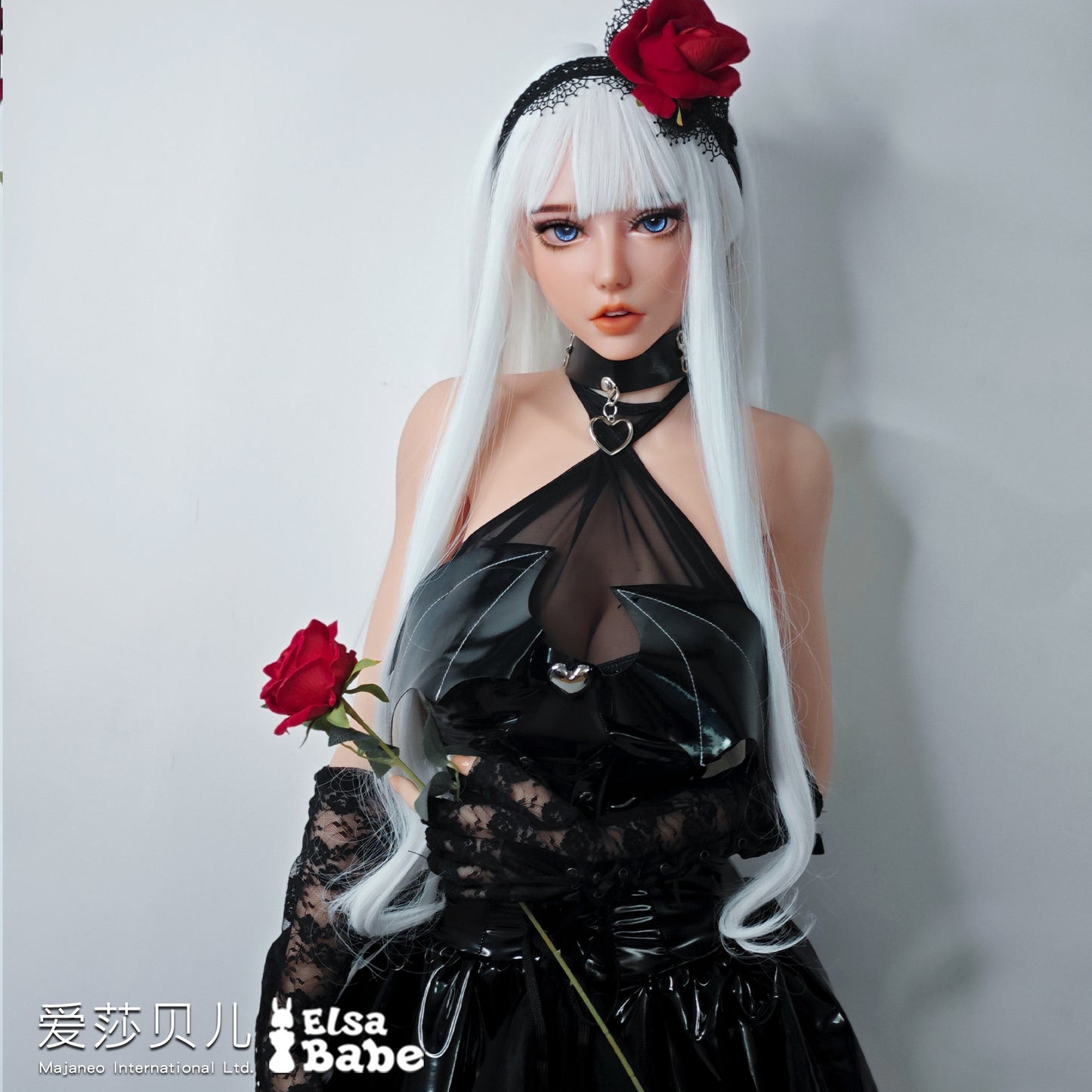 ElsaBabe 70cm Torso ACG Doll Platinum Silicone Love Doll Adult Toy With Metal Skeleton, Sakurai Koharu