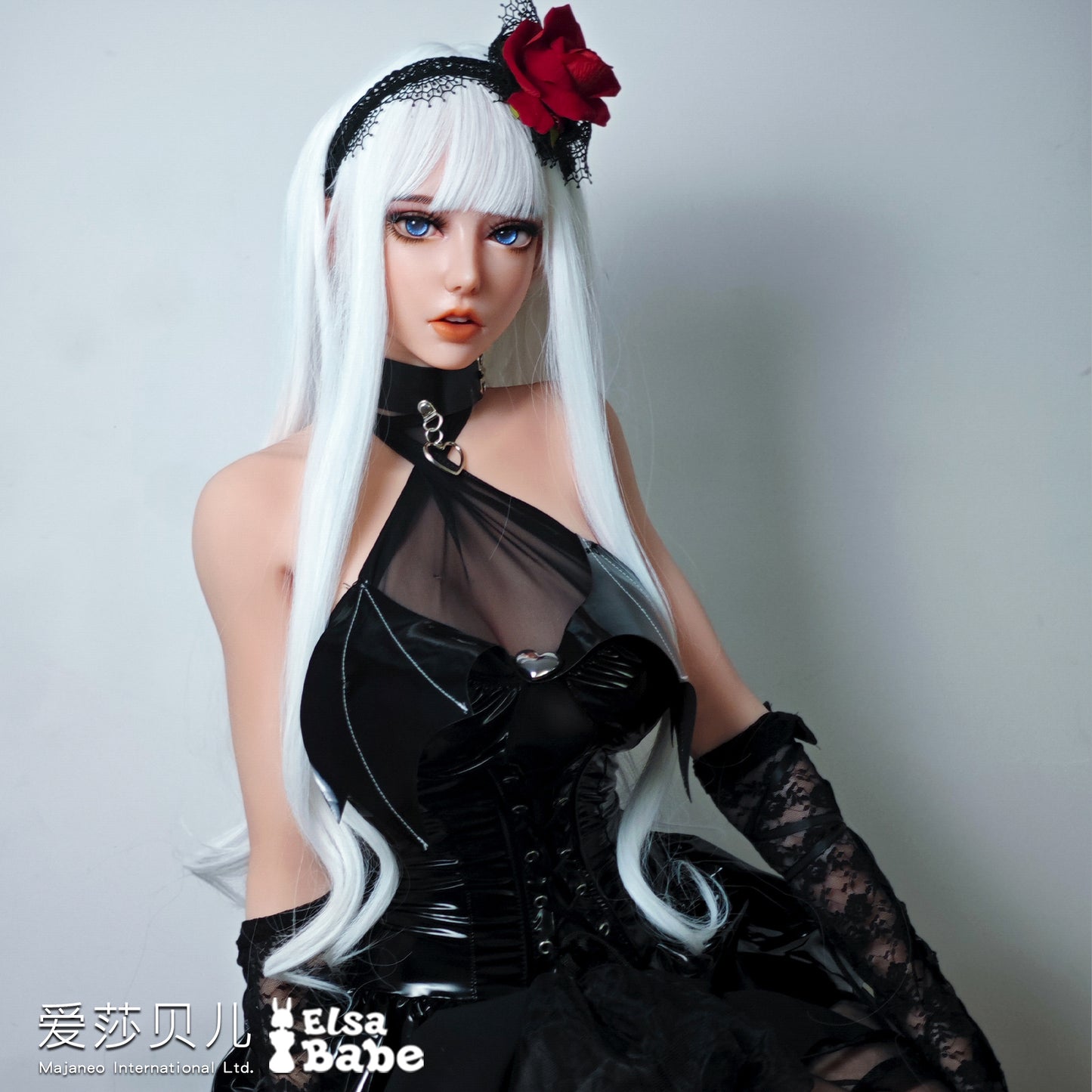 ElsaBabe 70cm Torso ACG Doll Platinum Silicone Love Doll Adult Toy With Metal Skeleton, Sakurai Koharu